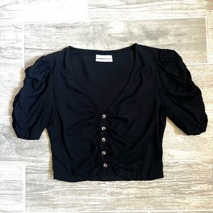 Urban Outfitters Puff Sleeve Crop Too Small
